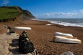 Seatown beach in Dorset Royalty Free Stock Photo