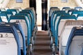 Seats of an airplane Royalty Free Stock Photo