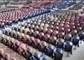 Seats in an amphitheater