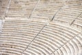 Seats of ancient Odeon of Herodes Atticus, Athens Royalty Free Stock Photo