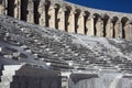 Seats and arches in the Roman theatre of Aspendos