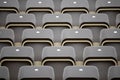 Seats - chairs detail in theathre Royalty Free Stock Photo