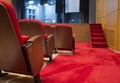 Seats in a theater and opera