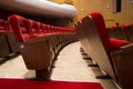 Seats in a theater and opera