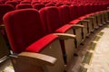 Seats in a theater and opera Royalty Free Stock Photo