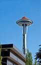 SEATTLE - APRIL 21 - Seattle Spaceneedle Golden Anniversary Royalty Free Stock Photo