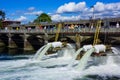 Seattle Ballard Locks Fish Ladder for Salmon Royalty Free Stock Photo