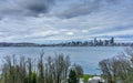 Seattle Below Storm Clouds 2 Royalty Free Stock Photo