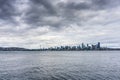 Seattle Below Storm Clouds 3 Royalty Free Stock Photo
