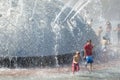 Seattle Center International Fountain Royalty Free Stock Photo