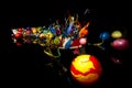 Seattle Chihuly Garden Glass Museum rowing boats Royalty Free Stock Photo