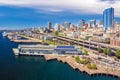 Seattle city downtown skyline cityscape in Washington State,  USA Royalty Free Stock Photo