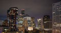 Seattle City at Night Royalty Free Stock Photo