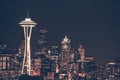Seattle City Skyline Royalty Free Stock Photo