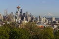 Seattle City Skyline in Spring Time Royalty Free Stock Photo