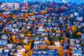 Seattle, City view of Seattle, top view of downtown Seattle skyline in Seattle Washington state, USA Royalty Free Stock Photo