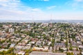 Aerial View of Suburban Seattle Neighborhood
