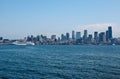 Seattle Cityscape and Transatlantic Royalty Free Stock Photo