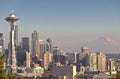 Seattle downtown skyline Washington state. Royalty Free Stock Photo