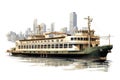 Seattle ferry. Generated by AI Royalty Free Stock Photo