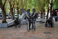Seattle Fire Department Memorial on Occidental Square, Seattle, Washington