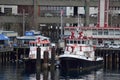Seattle Fire & Rescue Boat Docked at Pier, Seattle, Washington