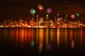 Seattle fireworks Royalty Free Stock Photo