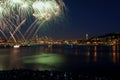 Seattle Fireworks Show Royalty Free Stock Photo