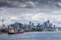 Seattle Harbor Royalty Free Stock Photo