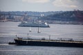 Seattle Harbor Ships Royalty Free Stock Photo