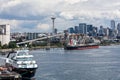 Seattle Harbor Skyline Royalty Free Stock Photo