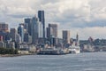 Seattle Harbor Summer Royalty Free Stock Photo