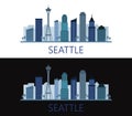 Seattle icon illustrated in vector on white background