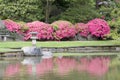 Seattle Japanese garden Royalty Free Stock Photo
