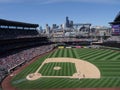 Mariners Pitcher steps forward to throw pitch to Cardinals batter