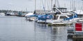 Seattle marina with many fishing and pleasure boats