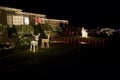 Seattle neighborhood Christmas lights house