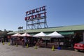 Seattle pike place public market street view Royalty Free Stock Photo