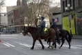 Seattle police on horse