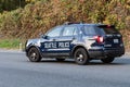 Seattle Police Patrol Car in Delridge Residential Neighborhood