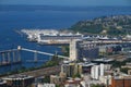 Seattle sea ports Royalty Free Stock Photo