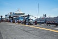 Seattle Seafair tourist on the USS Boxer