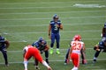 The Seattle Seahawks VS Kansas City Chiefs Royalty Free Stock Photo