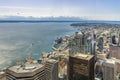 Seattle Skyline. Aerial view of Seattle Royalty Free Stock Photo