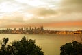 Seattle skyline at dawn Royalty Free Stock Photo