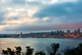 Seattle skyline at dawn Royalty Free Stock Photo