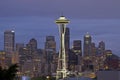 Seattle Skyline at Dusk 2 Royalty Free Stock Photo