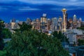 Seattle Skyline at Dusk