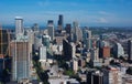 Seattle Skyline Mount Rainier Royalty Free Stock Photo