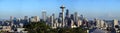 Seattle skyline panorama, Washington state.